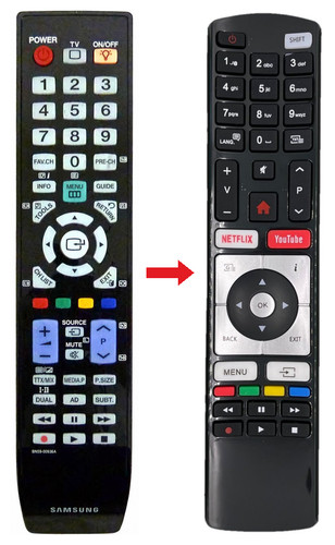 Telecomando ricambio per - di,