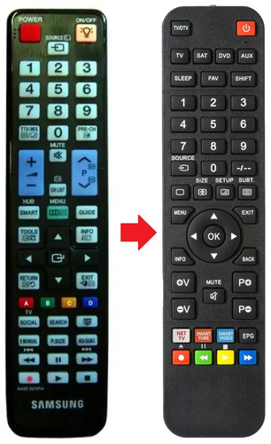 Telecomando adatto per samsung - telecomando,